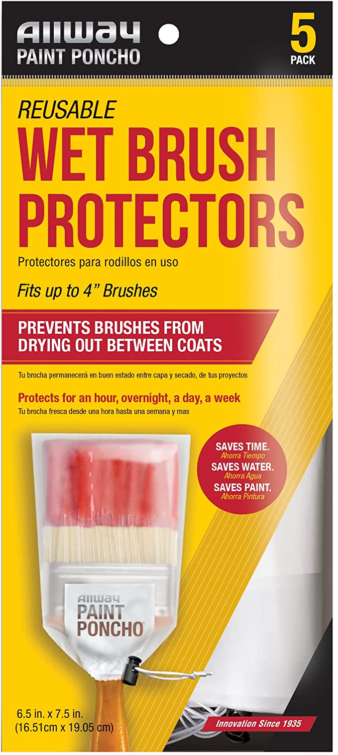 WET PAINT BRUSH PROTECTOR 5/PK Lee Distributors