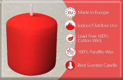 SCENTED VOTIVE CANDLES 9 PK - APPLE CINNAMON - Image 4