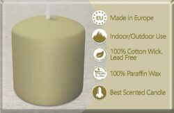 SCENTED VOTIVE CANDLES 9 PK - VANILLA - Image 4