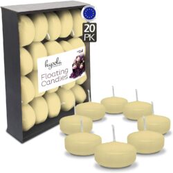 FLOATING 2" CANDLE - 20 PACK IVORY - Image 5