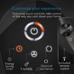 FAN- WIND TOWER w/ REMOTE- 37" OSCILLATING W/REMOTE - Image 4