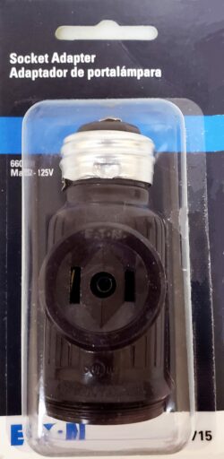 CURRENT TAP W/OUT CHAIN-CARDED BROWN - Image 1