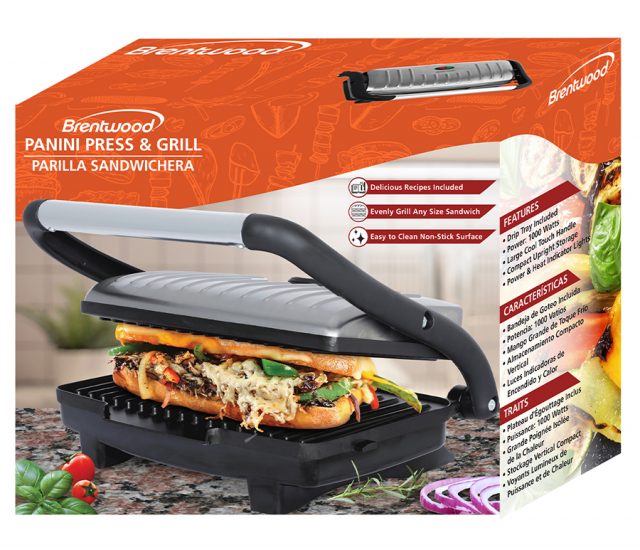 PANINI PRESS/SANDWICH MAKER STAINLESS STEEL Lee Distributors