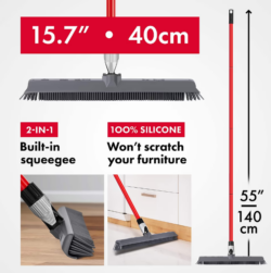 TYROLER SILICONE BROOM 15" W/ SWIVEL - Image 4