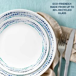 CORELLE MUGLESS RD. 16 pc SET CLASSIC OCEAN BLUES - Image 4