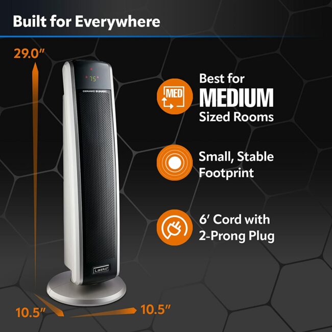 DOKODEMO KOTATSU 360° ceramic heater Amazon.com: Lasko 360-Degree Oscillating Ceramic Tower