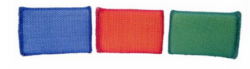 DOBIE PAD 3pk-RED/BLUE/GREEN - Image 3
