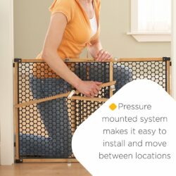 GATE-SAFETY-"EASY FIT" 28-42 - BAMBOO & BLACK - Image 4