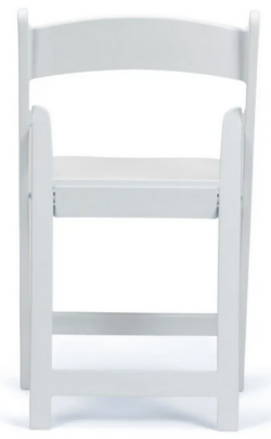 CHAIR/FOLDING RESIN WHITE - Image 3