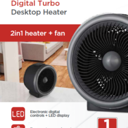HEATER-B&D DIG.TURBO 2in1+ FAN (# BHDT118) - Image 9
