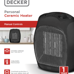 HEATER-B&D CERAMIC- BLACK (# BHDC500B46) - Image 9