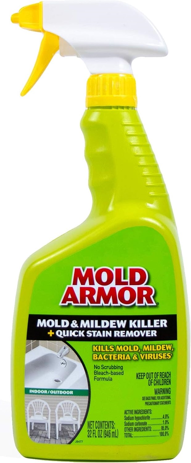 Mold Armor Mold and Mildew Killer + Quick Stain Remover, 32 oz