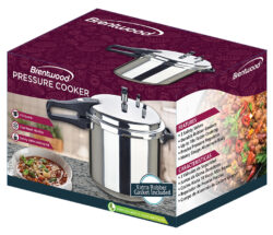 ALUMINUM PRESSURE COOKER- 9 LITER ( 9.5 QT.) - Image 3