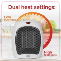HEATER-B&D CERAMIC- WHITE (# BHDC500W46) - Image 3