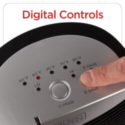 HEATER-B&D ELEC.HEATER & FAN w ENERGY SAVER (# BHDE1706) - Image 5