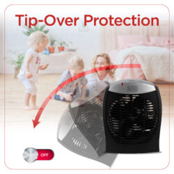 HEATER-B&D ELEC.HEATER & FAN w ENERGY SAVER (# BHDE1706) - Image 7