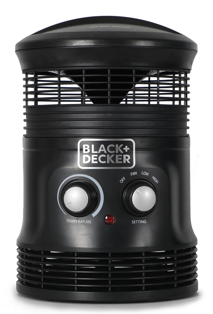 Black+Decker Bhd101B 1500-Watt Personal Desktop Heater 8.4 Inches