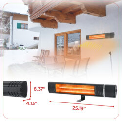 HEATER-B&D PATIO WALL MOUNTED (# BHOW03R) - Image 3
