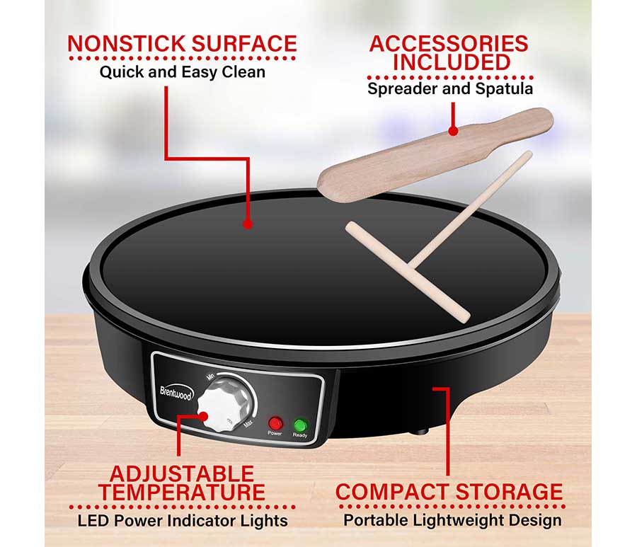 CREPE MAKER/GRIDDLE 12″ RD Lee Distributors