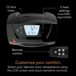 HEATER VORNADO  DIGITAL WHOLE ROOM W/REMOTE 750/1500 - Image 3