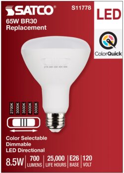 BR30 - 5 COLOR SELECT DIMMABLE 65 watt EQUIVALENT 8.5 watt - Image 6