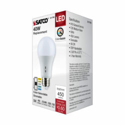 A19 - 5 COLOR SELECT DIMMABLE- 40 watt EQUIVALENT (5 watt) - Image 5