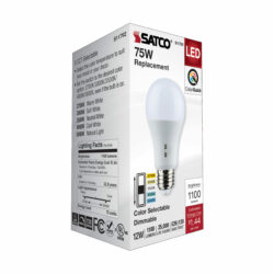 A19 - 5 COLOR SELECT DIMMABLE- 75 watt EQUIVALENT (12 watt) - Image 4
