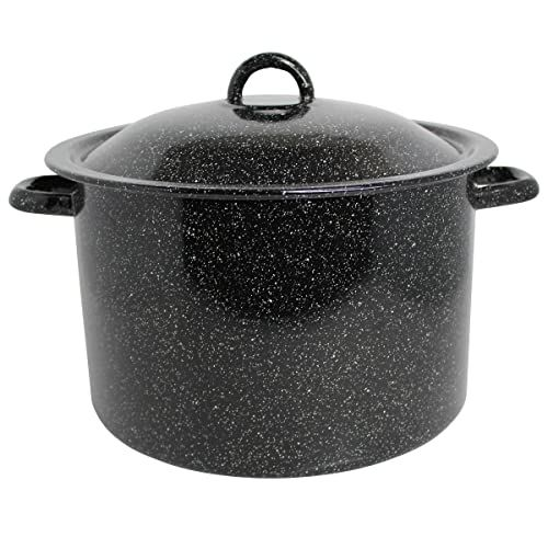 Carolina Cooker Enamel Cast Iron Pot with Lid, 4.5 qt