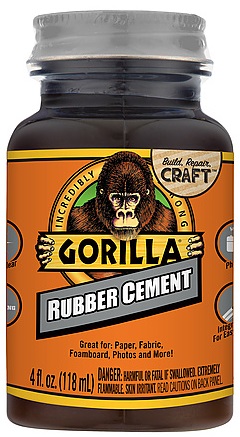 GORILLA-RUBBER CEMENT 4oz