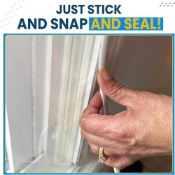 WINDOW KIT-SNAP IN - REUSABLE 48" x 84" - Image 2