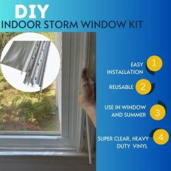 WINDOW KIT-SNAP IN - REUSABLE 48" x 84" - Image 3