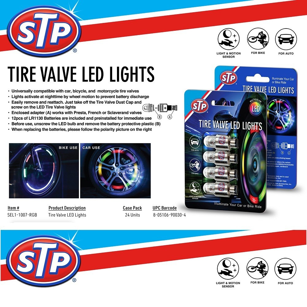 TIRE VALVE LED LIGHTS Lee Distributors