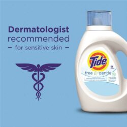 TIDE LIQUID FREE & GENTLE -HE 46oz - 32 lds ( #41823 ) - Image 3