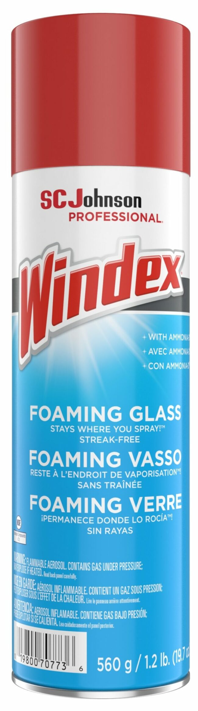 WINDEX FOAMING AEROSOL 19.7oz GLASS CLEANER Lee Distributors