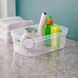 STORAGE-CLEAR OPEN TOP BIN - SMALL - 12.25 x 8 x 4.75 - Image 4