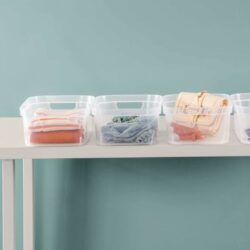STORAGE-CLEAR OPEN TOP BIN - SMALL - 12.25 x 8 x 4.75 - Image 5
