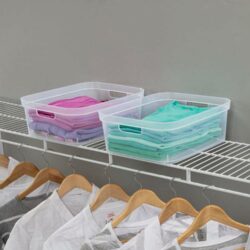 STORAGE-CLEAR OPEN TOP BIN - SHORT - 15 x 12.25 x 5.25 - Image 3