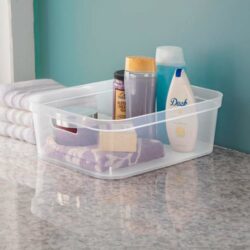 STORAGE-CLEAR OPEN TOP BIN - SHORT - 15 x 12.25 x 5.25 - Image 5