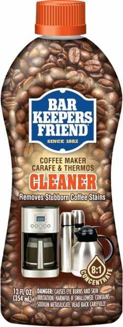 BAR KEEPERS FRIEND COFFEE MAKER CLEANER 12oz