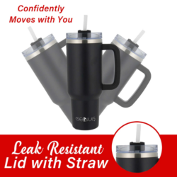 INSULATED 40oz GEO MUG-STANLEY STYLE-HOLDS COLD FOR 24 HRS - Image 3