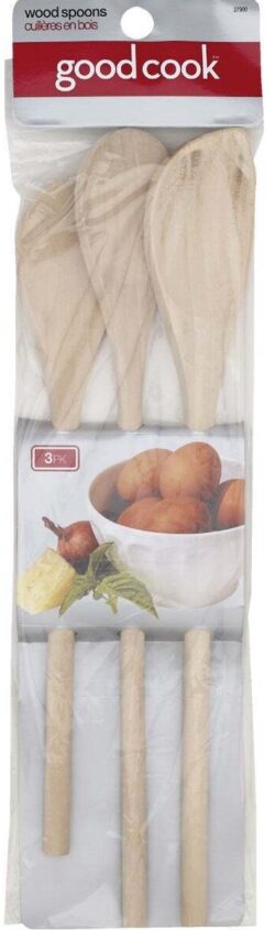 WOOD SPOON SET OF 3