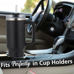 INSULATED 40oz GEO MUG-STANLEY STYLE-HOLDS COLD FOR 24 HRS - Image 6