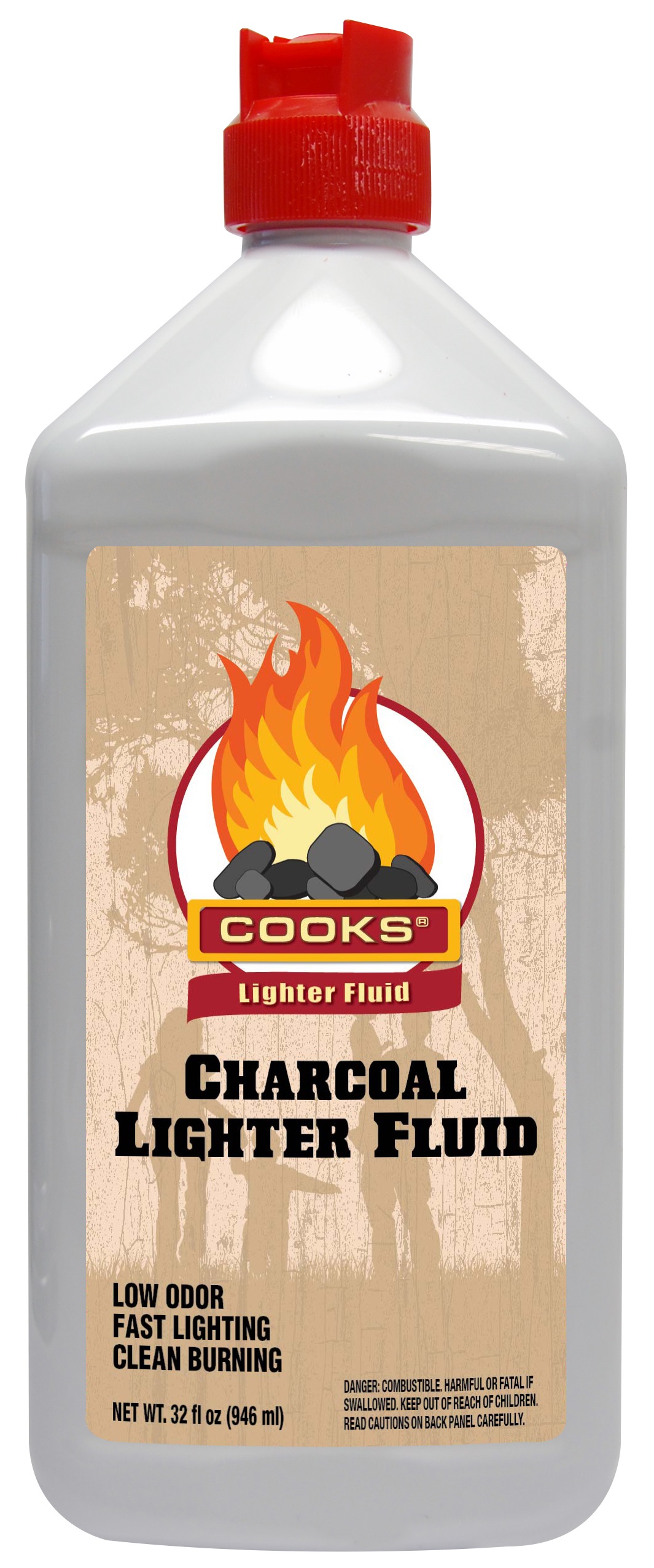 CHARCOAL LIGHTER FLUID-32oz - Lee Distributors