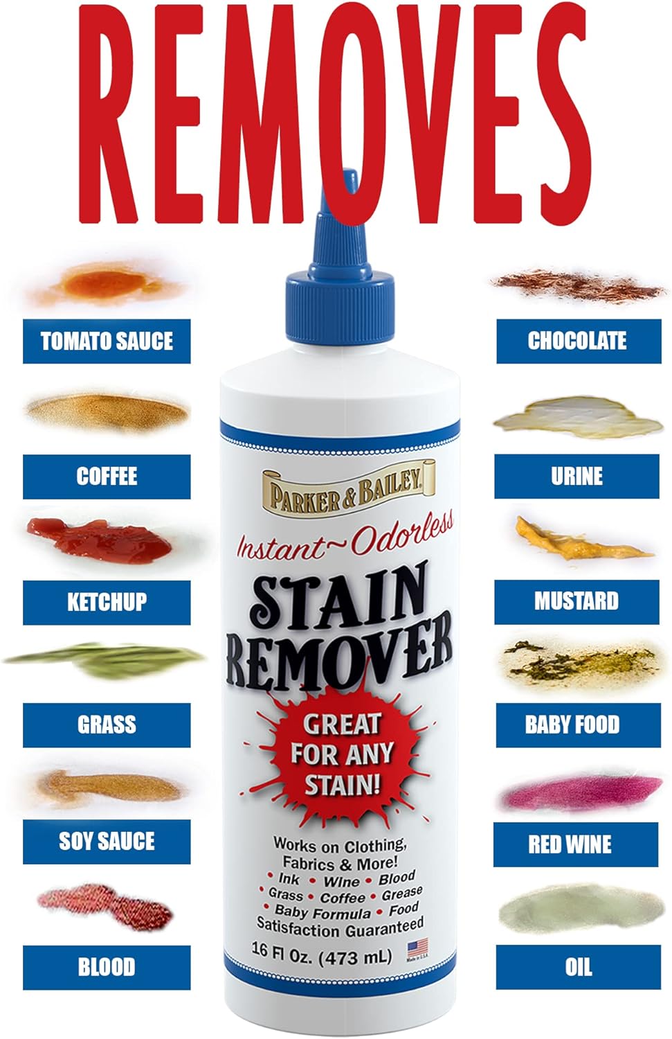 PARKER & BAILEY STAIN REMOVER 16oz Lee Distributors