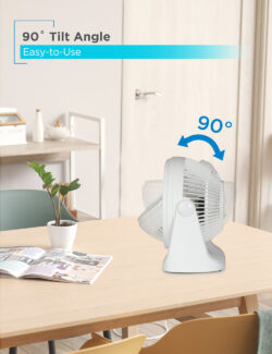 FAN-B&D 7" TURBO-3 SPEEDS,TILT WHITE - Image 3