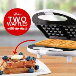 WAFFLE MAKER NON STICK MAKES 2 - Image 7