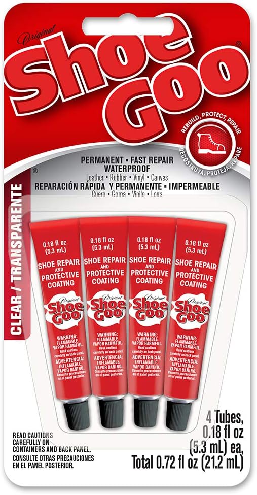 GOOP SHOE GOO CLEAR 4pk MINI .18oz Lee Distributors