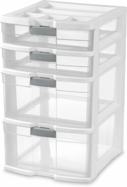 DRAWER/CART-4 w/LOCKING LATCHES 16.5 x 14.5 x 24" - Image 1