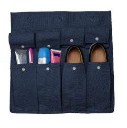 BEDSIDE HANGING STORAGE ORG - NAVY BLUE