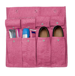 BEDSIDE HANGING STORAGE ORG - PINK